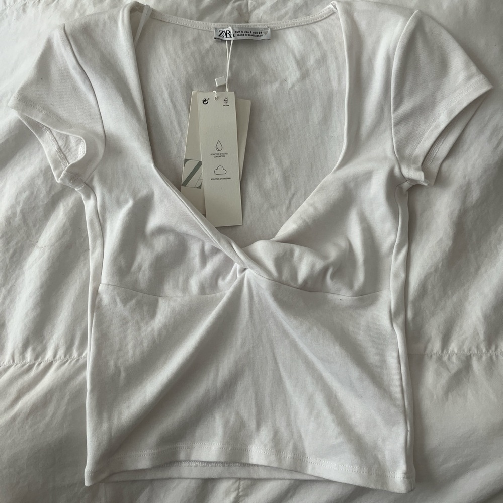 Zara Elegant White Top